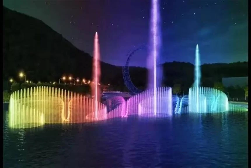 taibai fountain light taibai fountain light