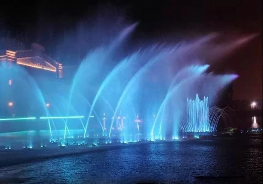 Countermeasures for electromagnetic interference fountain light
